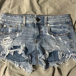 American Eagle Outfitters super stretch jean shorts